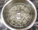 A picture of step 1 of Barnyard millet urad dal khichdi.