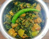A picture of step 7 of Methi ringan.