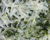 A picture of step 9 of Spinach cheese rice casserole.