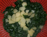 Foto del paso 2 de la receta: Tortilla de patatas y espinacas