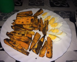 Foto del paso 7 de la receta: Batata al horno con huevo duro