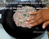 கேழ்வரகு முருங்கை கீரை அடை (Kelvaraku murunkai keerai adai recipe in tamil) ரெசிபி ஸ்டேப் 3 புகைப்படம்