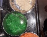 A picture of step 2 of Coconut laddu.