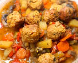 Foto del paso 11 de la receta: Albóndigas vegetarianas a la jardinera