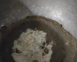 A picture of step 1 of Lal saag tomato curry.