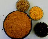 A picture of step 3 of Sambar masala powder.