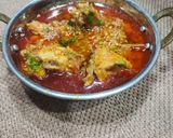 A picture of step 4 of Punjabi chicken masala.