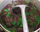 Hình bước làm 4 của món Canh rau dền mồng tơi nấu tôm