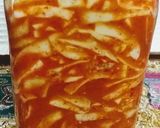 A picture of step 8 of Heeng karie pickle.