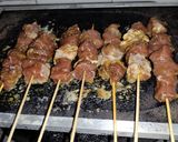 Foto langkah ke 6 dari resep Sate sapi bumbu kecap.