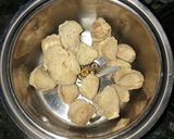A picture of step 1 of Chestnut Flour Soyabean Potato Fried Tikki.