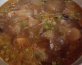 A picture of step 5 of Chicken Mattar Pualo 😍😍.