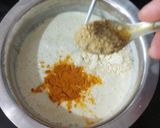 A picture of step 9 of Bihari Kadhi Badi.