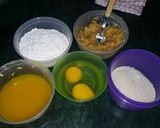 Foto langkah ke 1 dari resep Cake Pisang Legit dan Lezat tanpa Baking Powder dan Baking Soda.