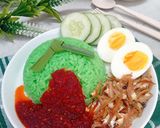 Foto langkah ke 4 dari resep Nasi Lemak Pandan dan Sambal Teri/Bilis.