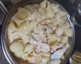 Φωτογραφία βήματος 5 της συνταγής Lumaconi σε σάλτσα φέτας, γιαουρτιού,τοματινια και πιπεριά Φλωρίνης