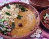 A picture of step 11 of Matka Daal Chawal.