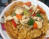 Foto langkah ke 9 dari resep Ifu Mie Cah Ayam Pedas.