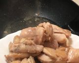 A picture of step 2 of Three Cup Chicken Thighs.