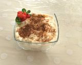 A picture of step 2 of Poha curd with honey and fruits.