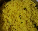 A picture of step 1 of Leftover besan dhokla sev khamani.