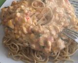 Foto del paso 4 de la receta: Salsa de queso crema con fideos