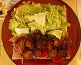 Une image de l'étape 6 de Brochettes de Kebab et Crudités.