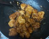 A picture of step 3 of Chicken manchurian.