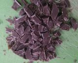 A picture of step 7 of Choco mirror allian glaze chocolate cake.