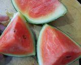A picture of step 1 of Watermelon Shave Ice.