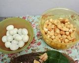 Foto langkah ke 1 dari resep Ongseng kecap tahu, telur puyuh.