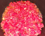 A picture of step 9 of Spaghetti with sossi chunks.