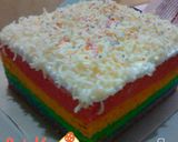 Foto langkah ke 7 dari resep Rainbow kukus keju.