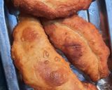 A picture of step 2 of Chocolate twist roll.