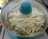 Foto del paso 3 de la receta: Fideos de Zapallo italiano con crema y jamón | Método grez