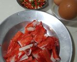รูปขั้นตอนการทำที่ 1 ของ ข้าวไข่ข้นปูอัดพริกสด