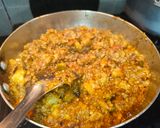 A picture of step 8 of 🍆🥔🌶️ Chatpata Aloo Baingan Bharta.