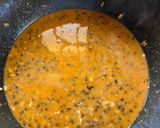 A picture of step 7 of Dal Makhni with Tandoori Roti.