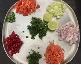 A picture of step 2 of Split Moong Daal Chaat.