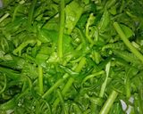รูปขั้นตอนการทำที่ 1 ของ ยอดผักกูดผัดเต้าเจี้ยว (Stir-fried Fiddlehead Fern with Salted Soybeans)