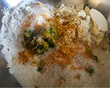 A picture of step 2 of Dudhi muthiya.