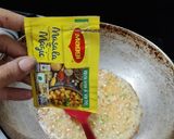 A picture of step 2 of Maggi Veg Grilled Sandwich 🥪.
