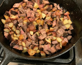 A picture of step 3 of Brisket Hash.
