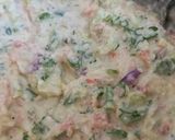A picture of step 2 of Apple cabbage sandwich.