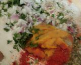 A picture of step 3 of Daal ki chat pati rotl/paratha.