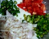 A picture of step 2 of Bread uttapam.