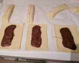 Foto del paso 2 de la receta: Napolitanas de nocilla y crema pastelera