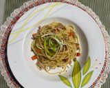 Foto langkah ke 5 dari resep Spagheti tuna aglio olio ala fe.