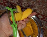 عکس مرحله 1 از دستور چیپس کدو حلوایی