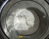 A picture of step 1 of Homemade Eggless Chocolate Cake Premix.